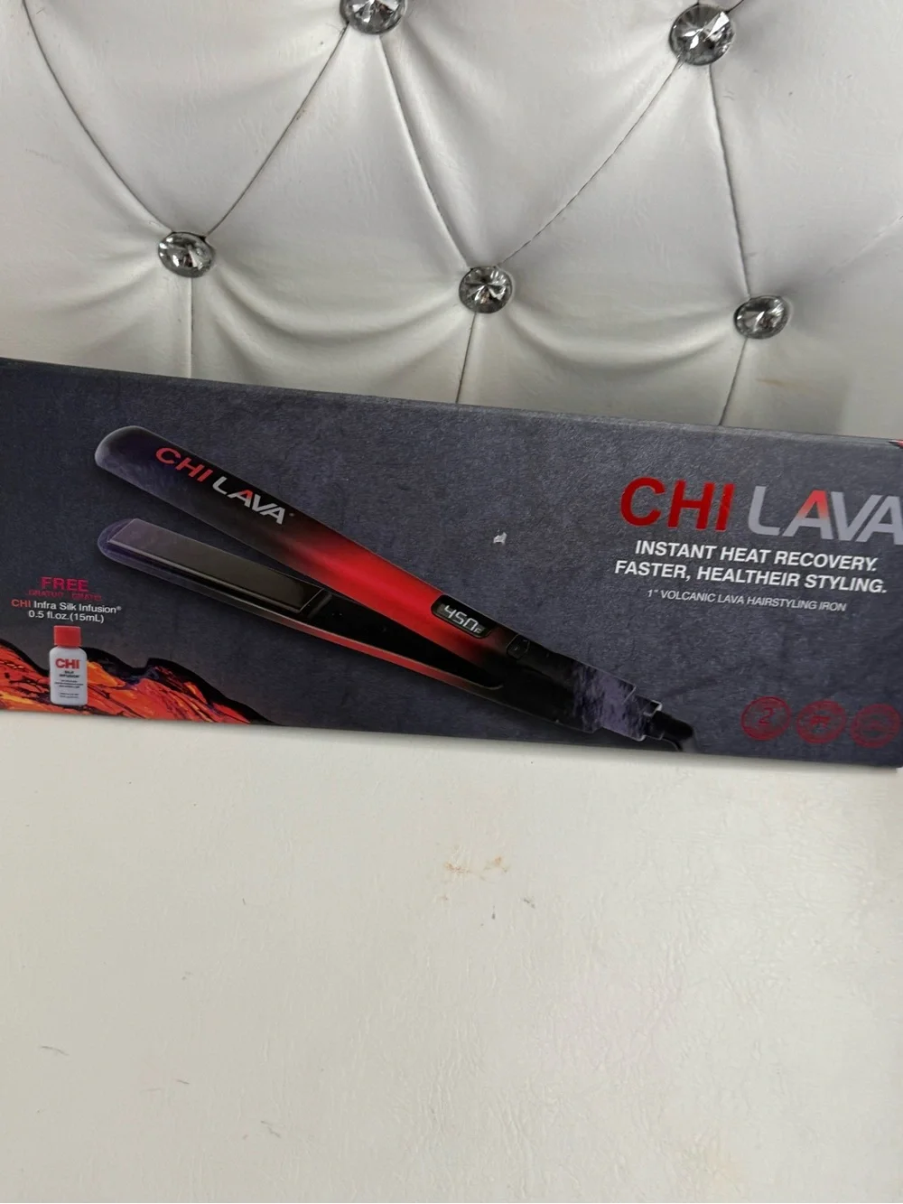 CHI Lava Red & Black Volcanic Hair Straightener